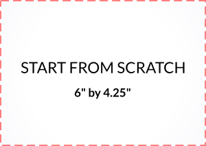 Customized template: Postcard