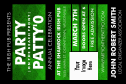 St Patricks Day  Plaid Economy Event Badge