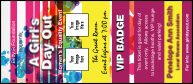 Women's Expo Abstract VIP Event Badge Large