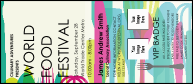 World Food Festival VIP Event Badge Large