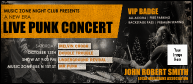 Punk Rock VIP Event Badge Large