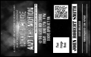 Galaxy Hip Hop Black and White VIP Event Badge Medium