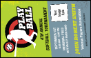 Softball VIP Event Badge Medium