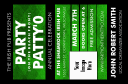 St Patricks Day  Plaid VIP Event Badge Small