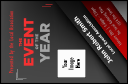 Red and Silver VIP Event Badge Small