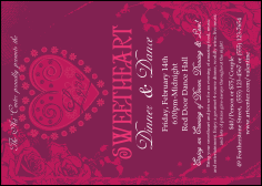 Valentine Heart Club Flyer