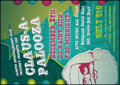 Claus-A-Palooza Club Flyer