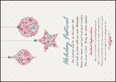 Snowflake Ornament Club Flyer