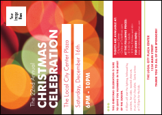 Holiday Lights Club Flyer