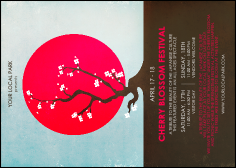 Cherry Blossom Circle Club Flyer