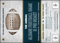 Football Blue Club Flyer
