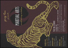 Martial Arts Club Flyer