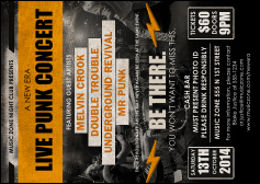 Punk Rock Club Flyer 2
