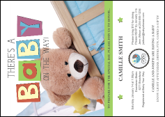 Baby Shower Teddy Club Flyer Baby Shower Teddy Club Flyer