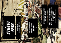 Street Fair Market Club Flyer
