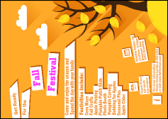 Fall Cut Paper Club Flyer