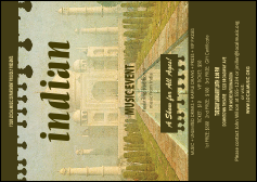 Indian Music Club Flyer