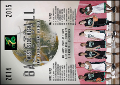 Basketball Schedule Club Flyer