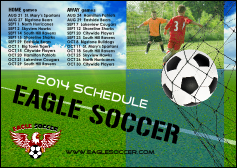 Soccer Schedule Club Flyer