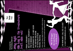 50s Swing Dance Club Flyer
