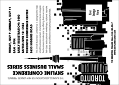 Toronto Club Flyer (Black & white)