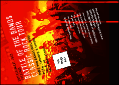 Rock Concert Red Club Flyer