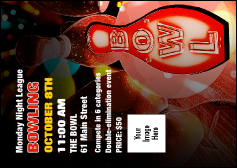 Bowling Club Flyer