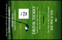Golf Photo Drink Ticket