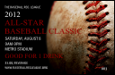Baseball Stitches Drink Ticket