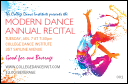 Modern Dance White Drink Ticket