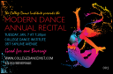 Modern Dance Black Drink Ticket