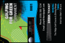 Golf Water Hazard Drink Ticket