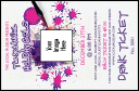 Art Canvas Drink Ticket