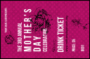 Stylish Rose Drink Ticket