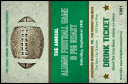 Football Green Drink Ticket