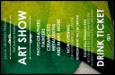 Abstract Drink Ticket