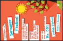 Summer Cut Paper Drink Ticket