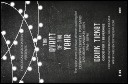 All Purpose Chalkboard Black and White Drink Ticket