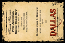 Dallas Drink Ticket