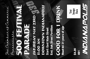 Indianapolis Drink Ticket (black and white)