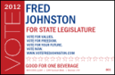 Modern Vote Drink Ticket