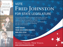Patriotic Vote Flyer