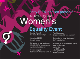 Equality Flyer