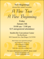 Year Flyer (Gold)