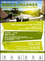 Bike A Palooza Logo Flyer