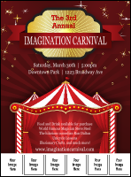 Red Tent Logo Flyer