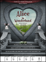 Alice in Wonderland Logo Flyer