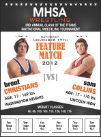 Versus Black Logo Flyer