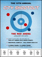 Curling Logo Flyer
