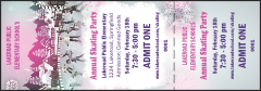 Skating Party Event Ticket